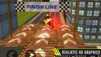 Impossible Stunt Moto Racer screenshot 2