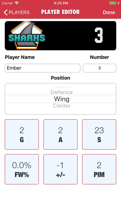 Goaliath Hockey Stats Tracker screenshot-3