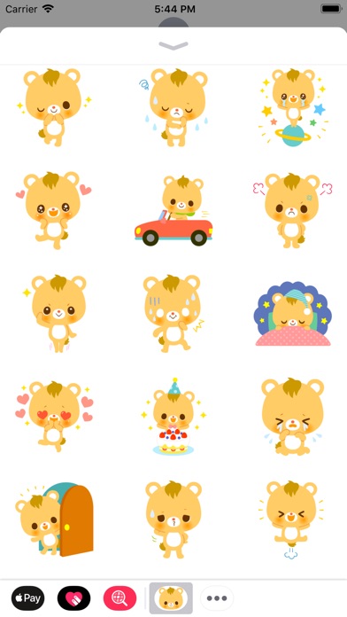 Bangs Bear Stickers screenshot 2