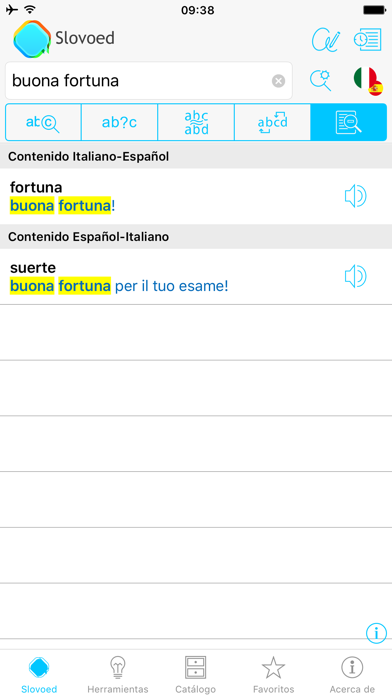 Diccionario Italiano - Españolのおすすめ画像2