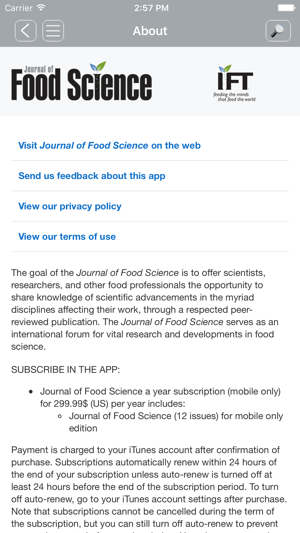 Journal of Food Science(圖3)-速報App