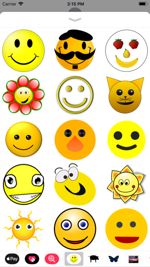 Yellow Smiley Sticker Pack