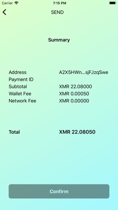 X Wallet - Monero Wallet screenshot 4