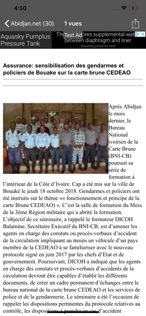 Actu Cote d'ivoire(圖3)-速報App