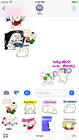 Tiny Hungry Wolf for iMessage(圖2)-速報App