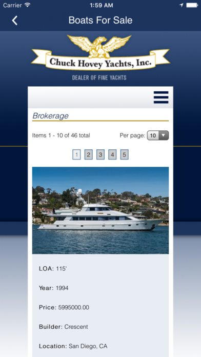 Chuck Hovey Yachts screenshot 3