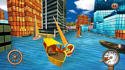 Passenger Boat driving Simulator 2017 screenshot 3