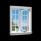 Tag et billede af dit hus og se det med forskellige vinduestyper