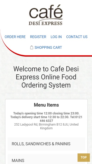 Cafe Desi Express screenshot 2