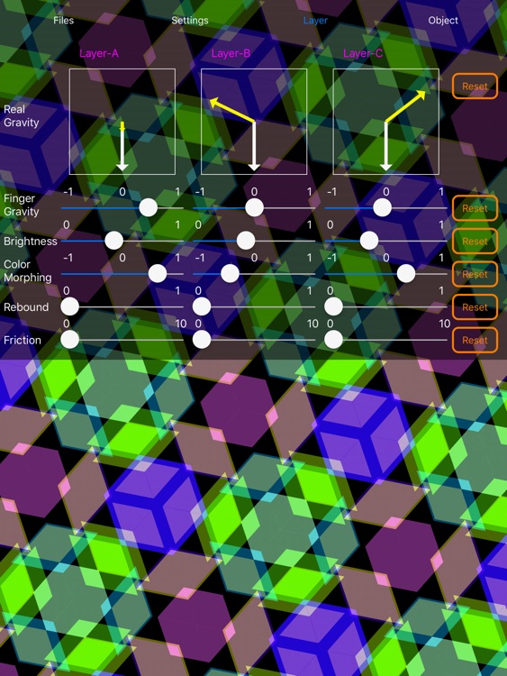 Kaleidoscope geometric Art - physical simulation screenshot-3