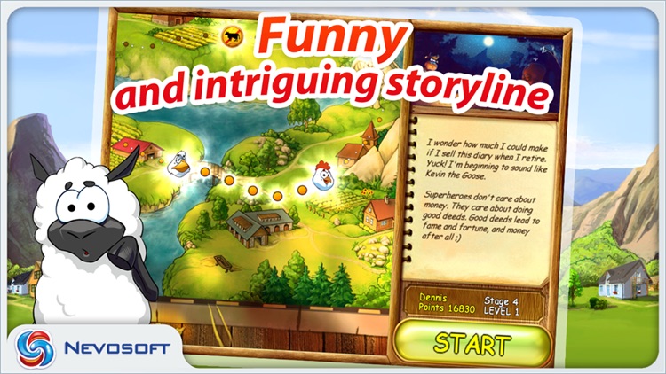 Supercow: funny farm arcade platformer