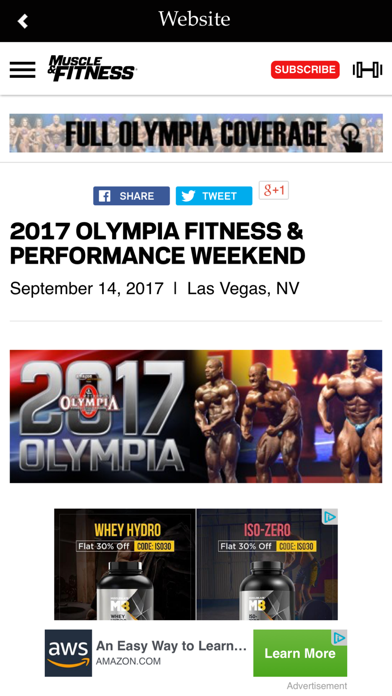 Mr. Olympia, LLC screenshot 2