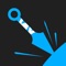 Tap the screen to throw a blade