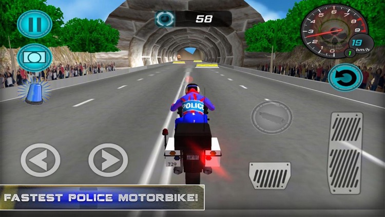 Fast Police Bike:Hero Simulato