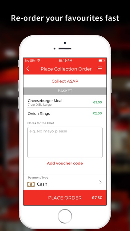 Supermac's Takeaway App