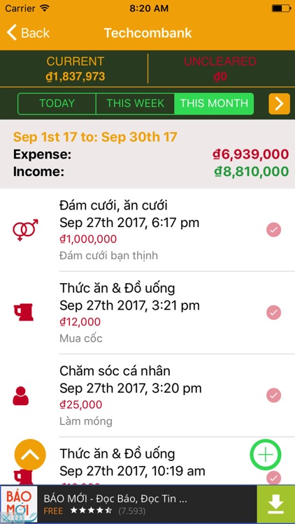 Money Stream - Expense Tracker