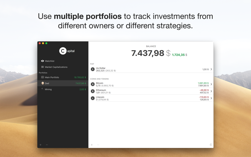 Capital・Cryptocurrency Tracker screenshot 2
