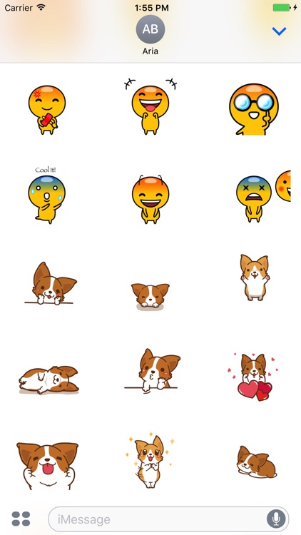 Animated Emoticon Emoji, Corgi Dog, Hamste Sticker