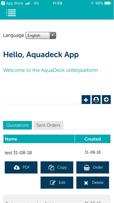 Aquadeck Order Tool screenshot 3