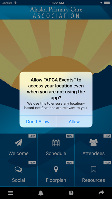 APCA Events screenshot 2
