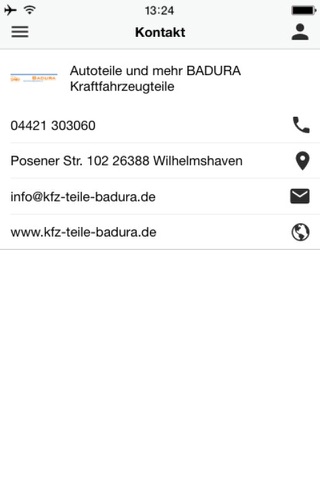 BADURA Kraftfahrzeugteile screenshot 4