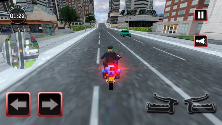 Traffic Cop Motorbike Rider 3D screenshot-6