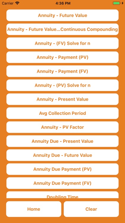Finance Calculator iOS