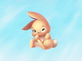 Cute Rabbit! Stickers