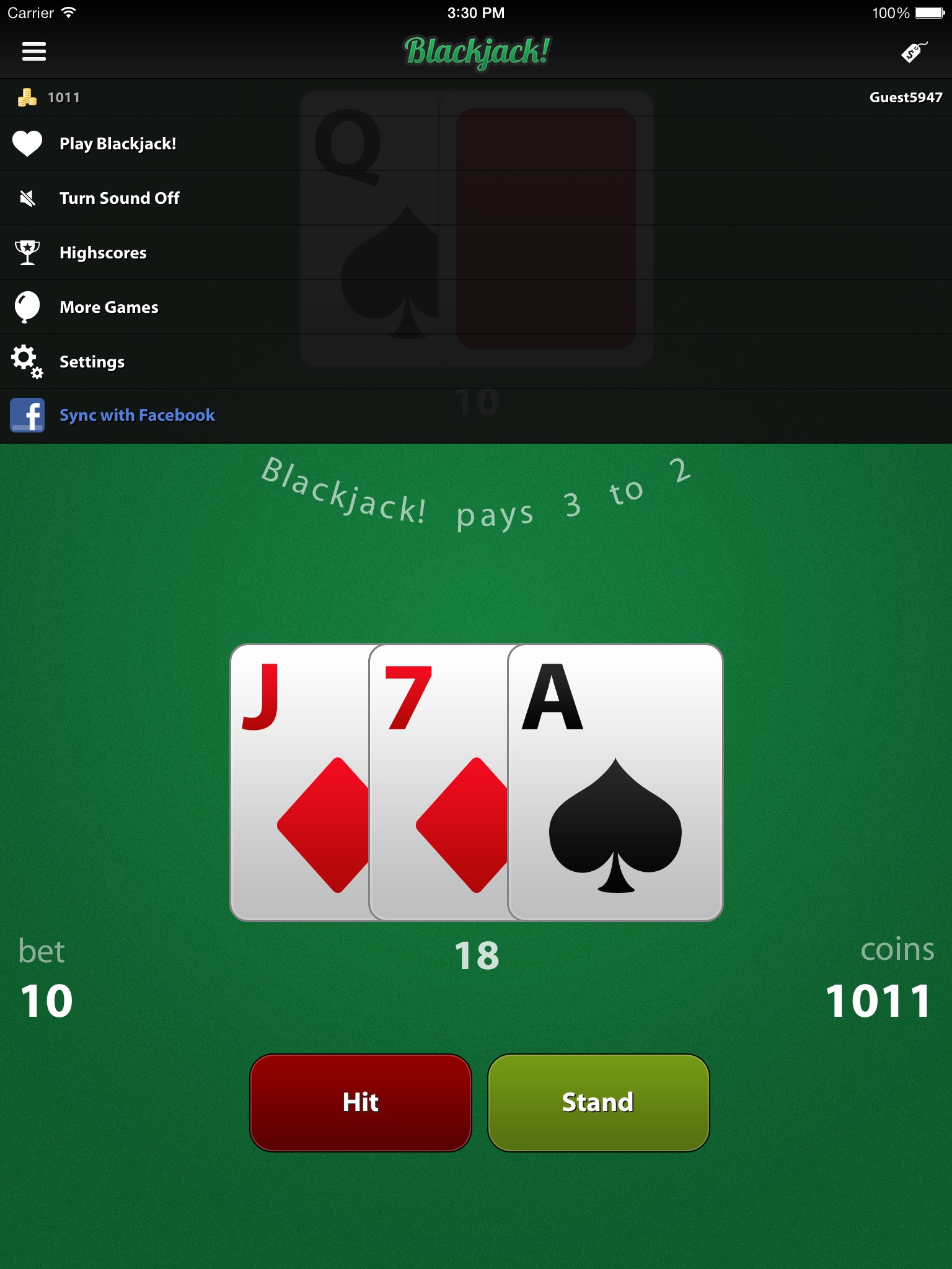 Blackjack! screenshot 4
