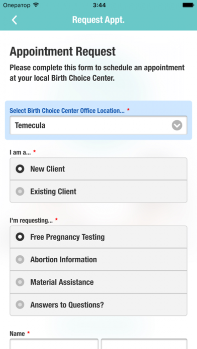 Birth Choice Centers screenshot 3