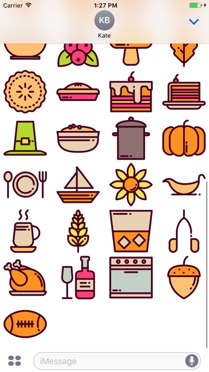 Thanksgiving Holiday Stickers!