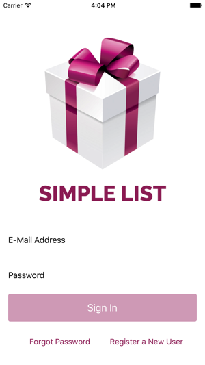 Simple List Registry