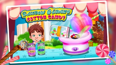 How to cancel & delete Rainbow Glowing Cotton Candy from iphone & ipad 1