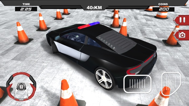 Police Car Parking Simulator: Driving School Game(圖4)-速報App