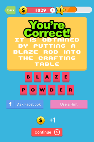 Pocket Trivia for Minecraft screenshot 4