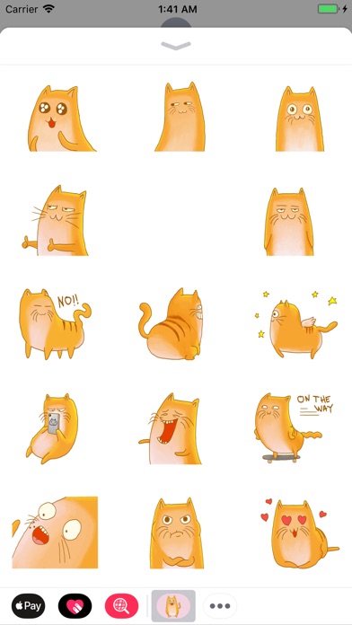 Crazy Catty Animated Stickers screenshot 3