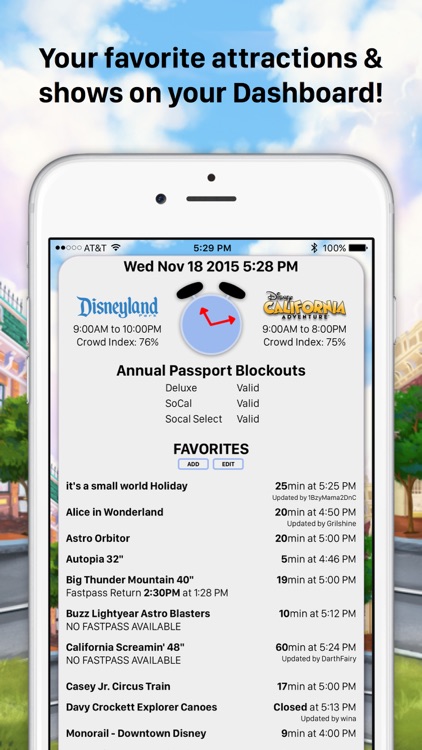 MouseWait Disneyland PLATINUM