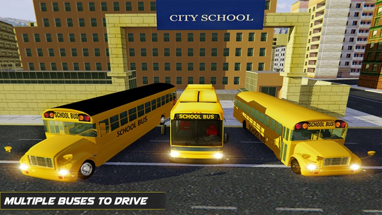 City School Bus Driving Game screenshot-4