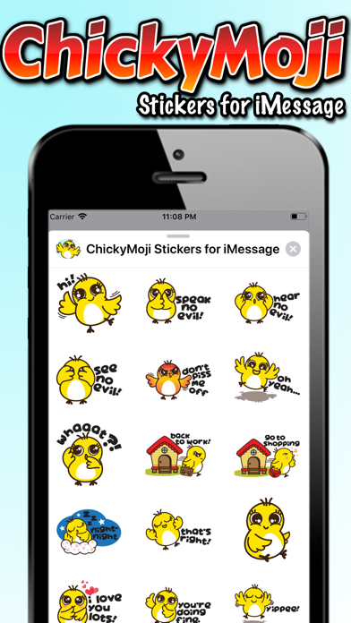 ChickyMoji Stickers screenshot 3