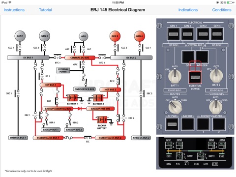 ERJ 145 Electrical Diagram screenshot 4