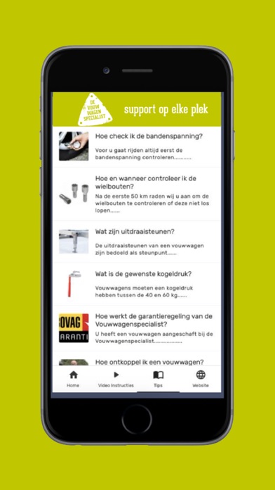 Vouwwagen App screenshot 3