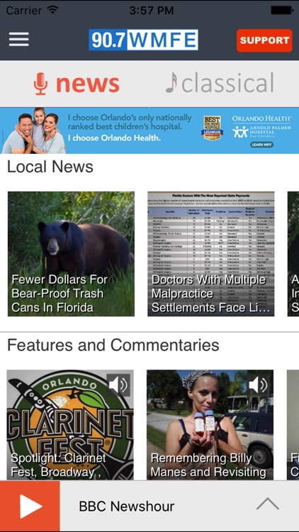 WMFEPublicRadioApp