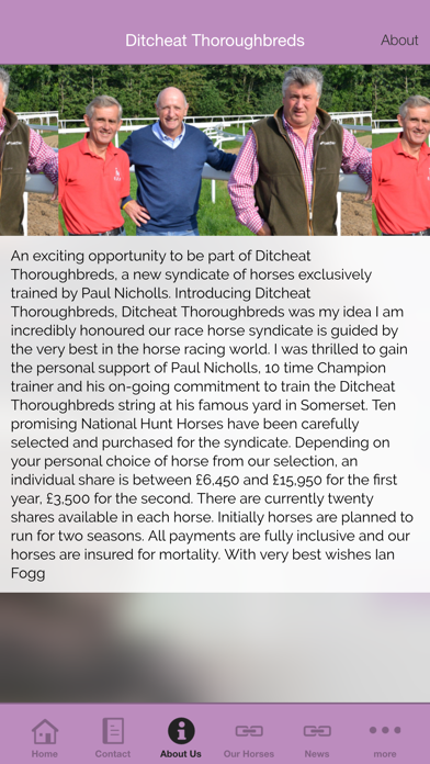 Ditcheat Thoroughbreds screenshot 2