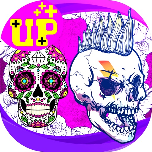 Sugar Skulls Book Paint Adults iOS App