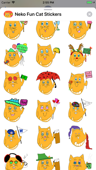 Neko Fun Cat Stickers screenshot 3