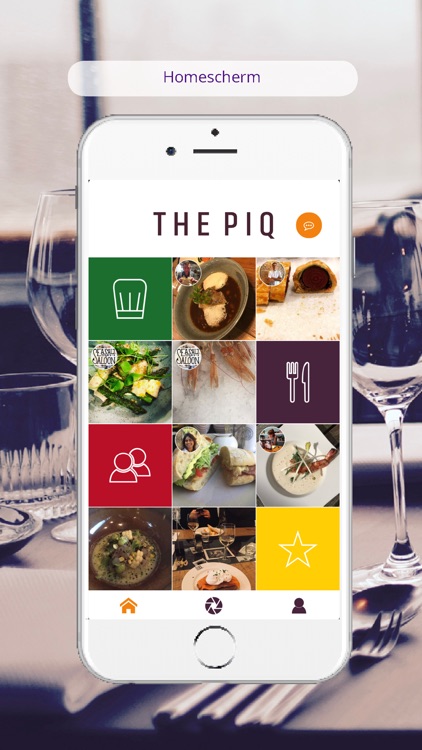 The PIQ-De restaurant app