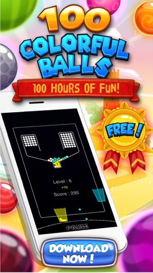 100 Colorful Balls - 100s of Hours of Fun!(圖1)-速報App