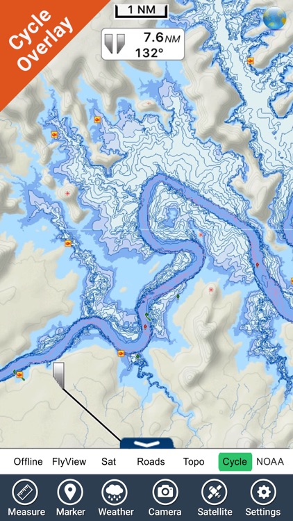 Lake Powell GPS Fishing Charts screenshot-1