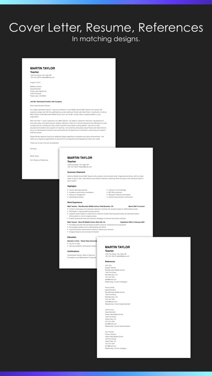 Resume Builder by Nobody screenshot-4