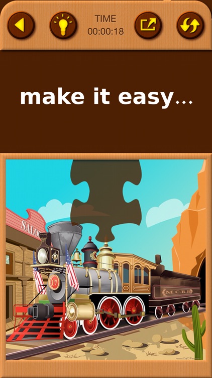 Train Jigsaw Puzzles for Kids screenshot-3